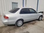 2002 Toyota Corolla Ce Silver vin: 1NXBR12E42Z650695