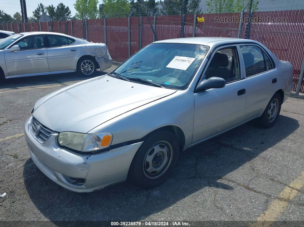 2002 Toyota Corolla Ce Серый vin: 1NXBR12E52Z574114