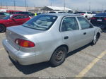 2002 Toyota Corolla Ce Gray vin: 1NXBR12E52Z574114