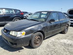 2002 Toyota Corolla Ce Black vin: 1NXBR12E52Z623392