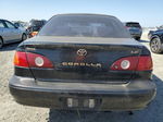 2002 Toyota Corolla Ce Black vin: 1NXBR12E52Z623392