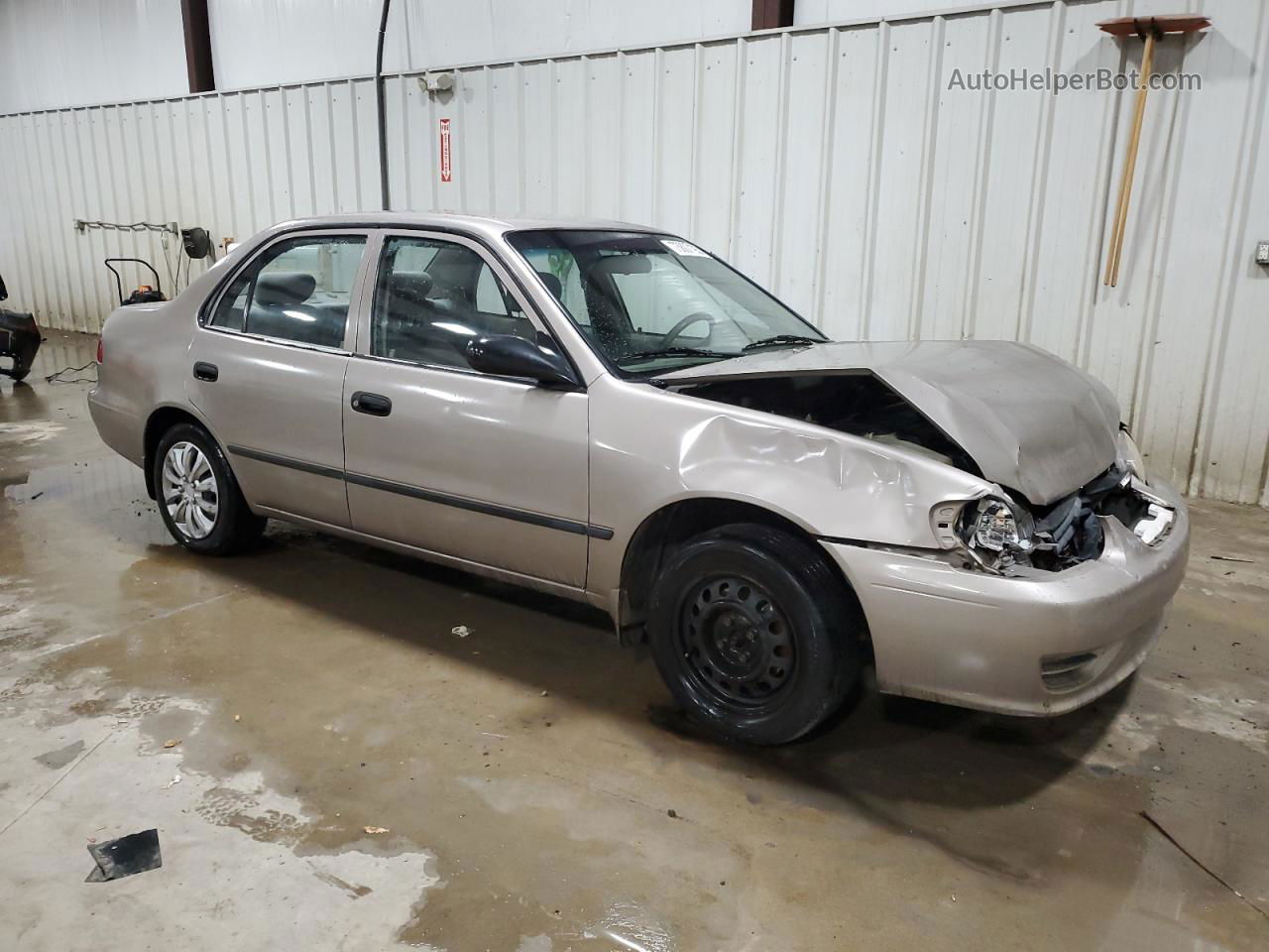 2002 Toyota Corolla Ce Tan vin: 1NXBR12E52Z653816