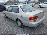 2002 Toyota Corolla Le Серебряный vin: 1NXBR12E62Z564479