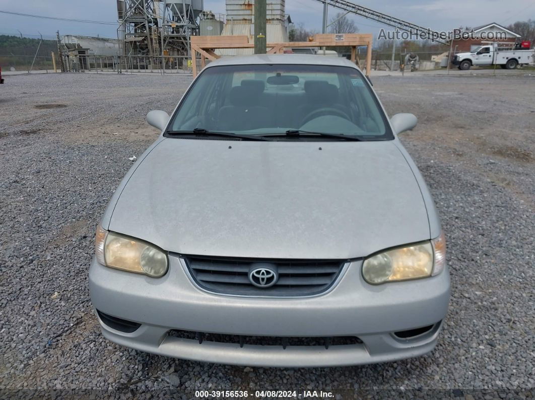 2002 Toyota Corolla Le Серебряный vin: 1NXBR12E62Z564479