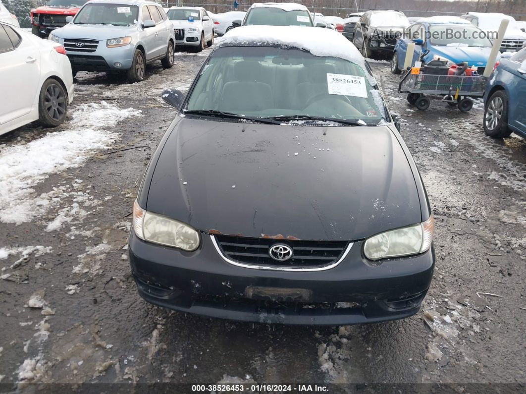 2002 Toyota Corolla Le Black vin: 1NXBR12E62Z583906