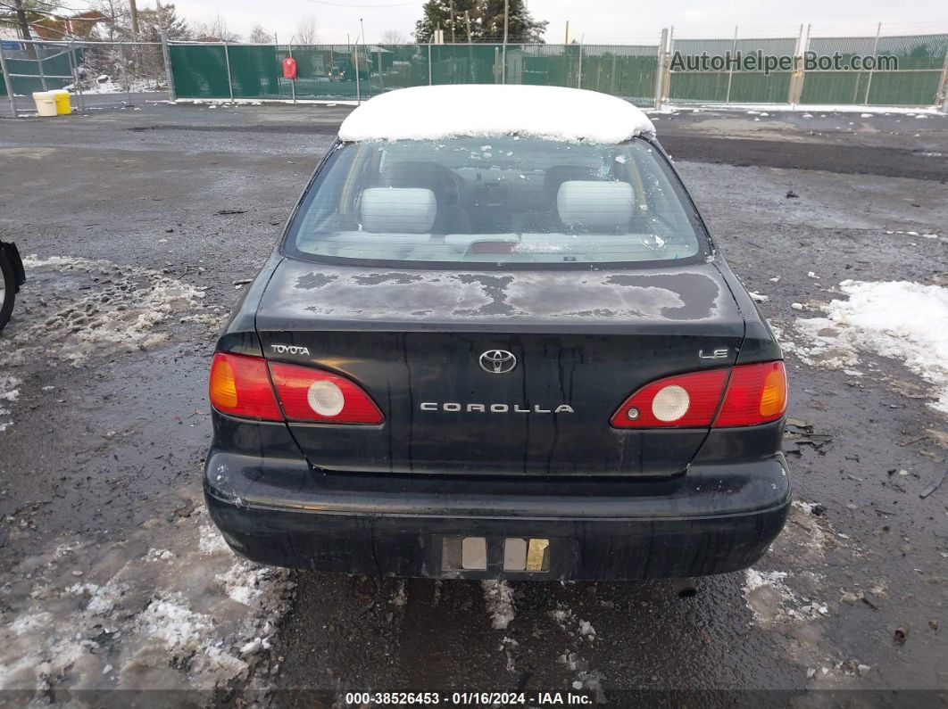 2002 Toyota Corolla Le Black vin: 1NXBR12E62Z583906