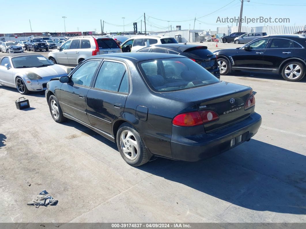 2002 Toyota Corolla S Black vin: 1NXBR12E62Z641142