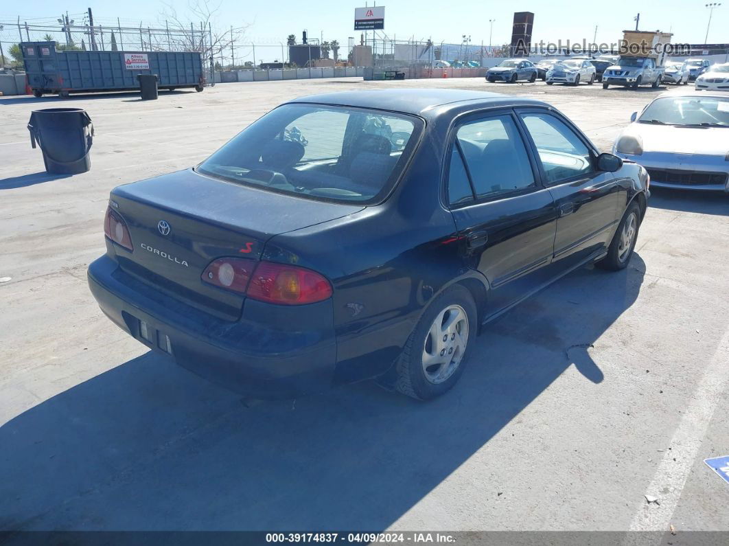 2002 Toyota Corolla S Black vin: 1NXBR12E62Z641142