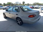 2002 Toyota Corolla Ce Beige vin: 1NXBR12E62Z645918