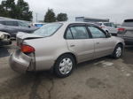 2002 Toyota Corolla Ce Silver vin: 1NXBR12E72Z612197