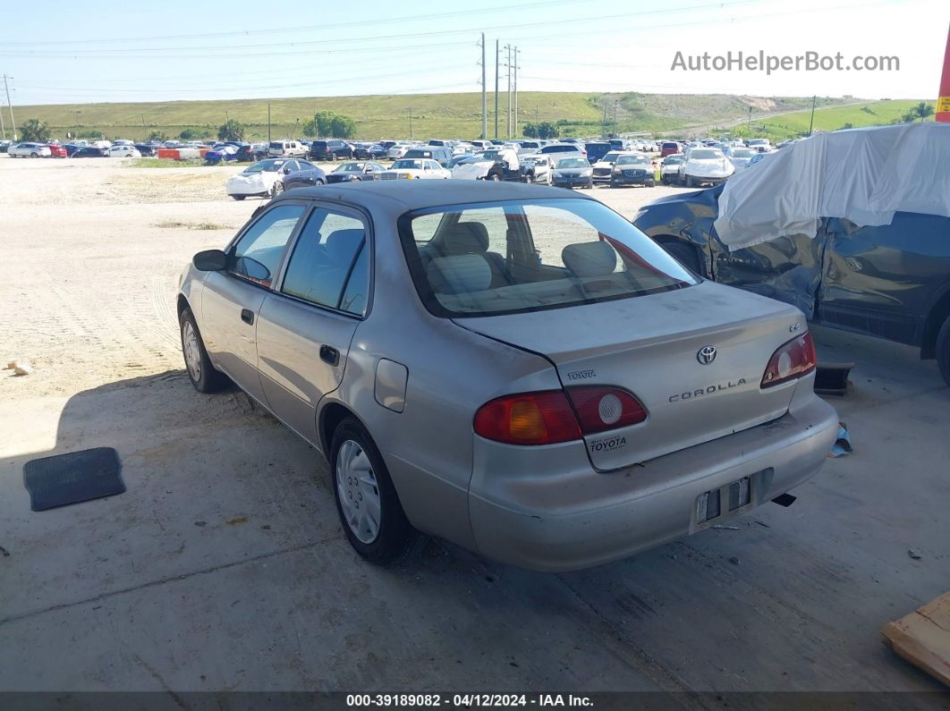 2002 Toyota Corolla Ce Золотой vin: 1NXBR12E72Z651209