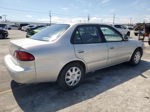 2002 Toyota Corolla Ce Silver vin: 1NXBR12E82Z566475