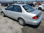 2002 Toyota Corolla Ce Silver vin: 1NXBR12E82Z566475