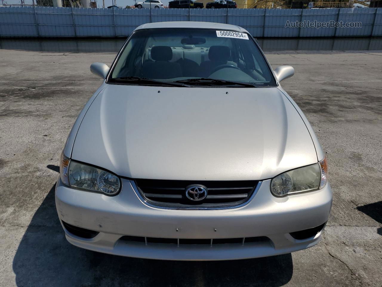 2002 Toyota Corolla Ce Silver vin: 1NXBR12E82Z566475