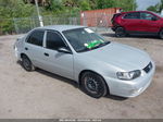 2002 Toyota Corolla Ce Silver vin: 1NXBR12E82Z574754