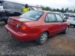 2002 Toyota Corolla Le Orange vin: 1NXBR12E92Z578876