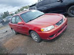 2002 Toyota Corolla Le Orange vin: 1NXBR12E92Z578876