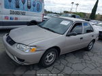 2002 Toyota Corolla Ce Beige vin: 1NXBR12E92Z580546