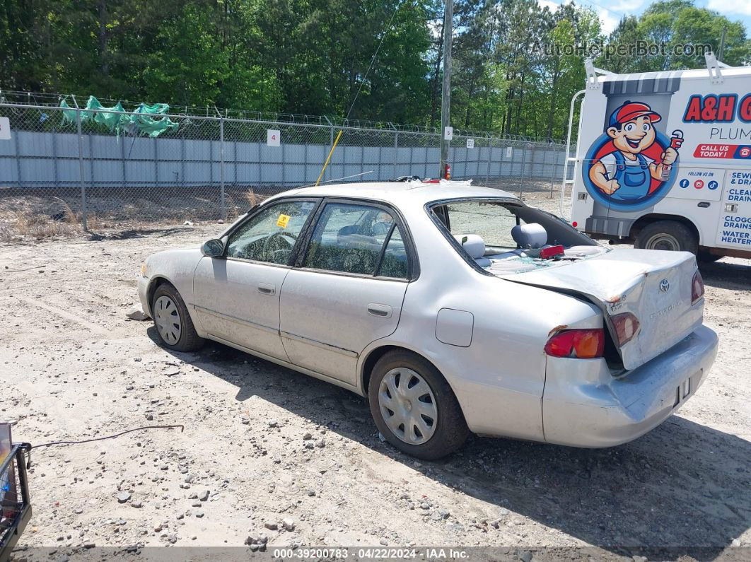 2002 Toyota Corolla Le Silver vin: 1NXBR12E92Z602965