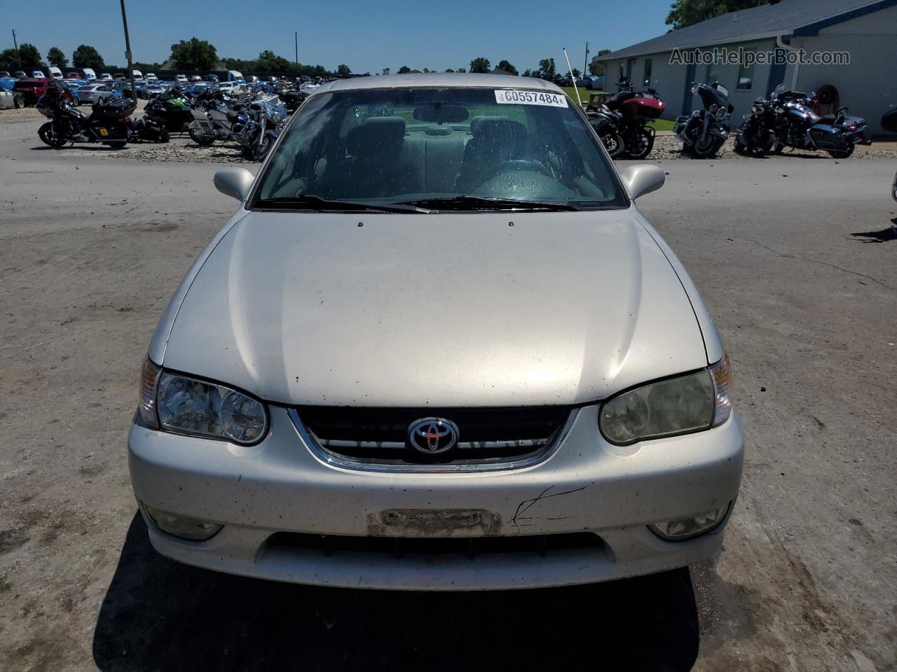 2002 Toyota Corolla Ce Silver vin: 1NXBR12E92Z626425