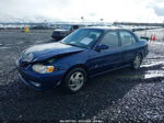 2002 Toyota Corolla S Blue vin: 1NXBR12E92Z640552