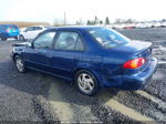 2002 Toyota Corolla S Blue vin: 1NXBR12E92Z640552