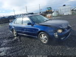 2002 Toyota Corolla S Blue vin: 1NXBR12E92Z640552