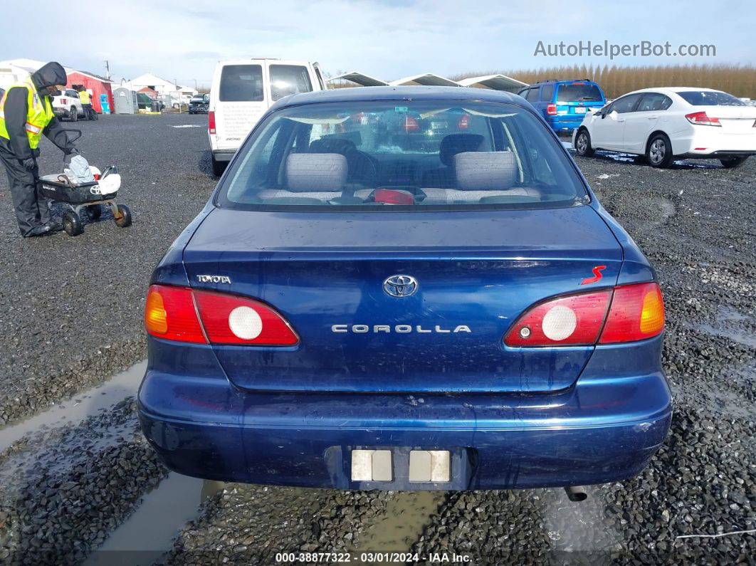 2002 Toyota Corolla S Синий vin: 1NXBR12E92Z640552