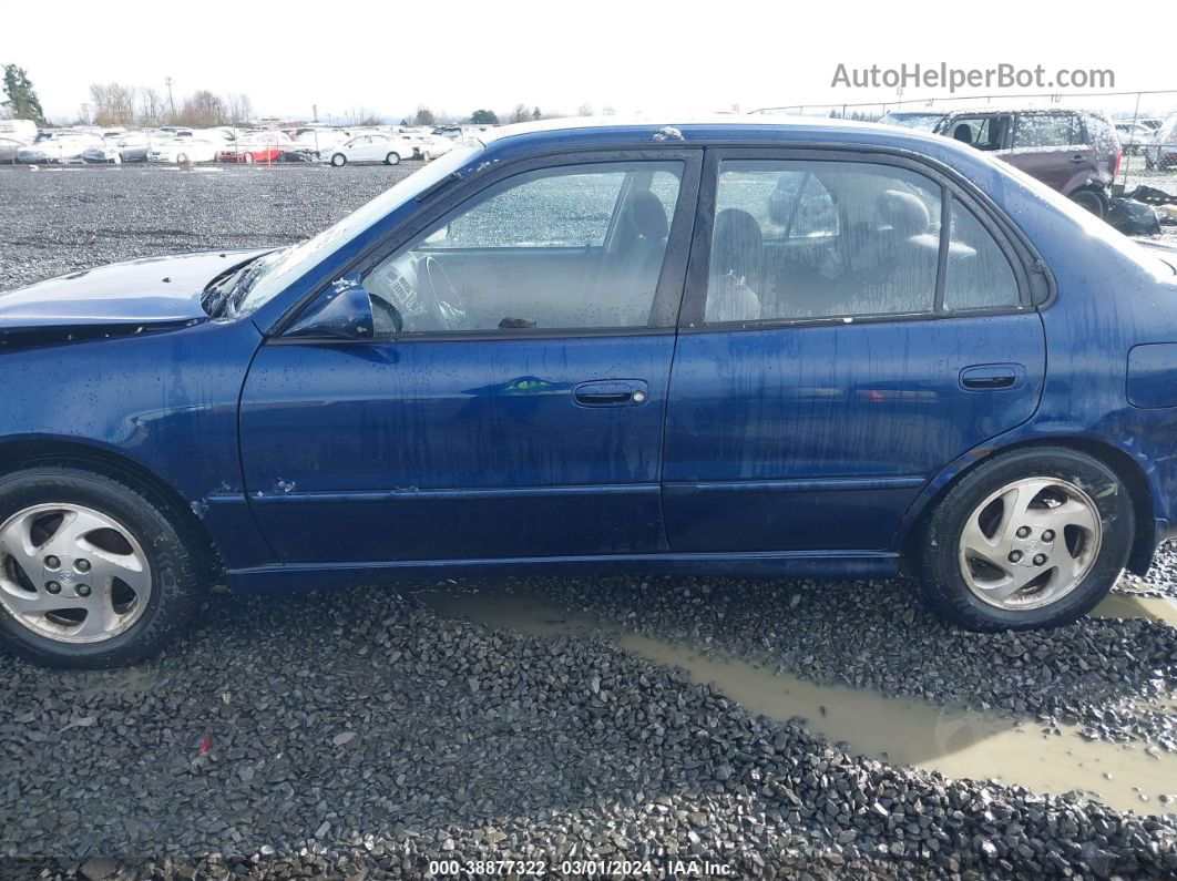 2002 Toyota Corolla S Синий vin: 1NXBR12E92Z640552