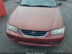 2002 Toyota Corolla Ce Red vin: 1NXBR12E92Z642172