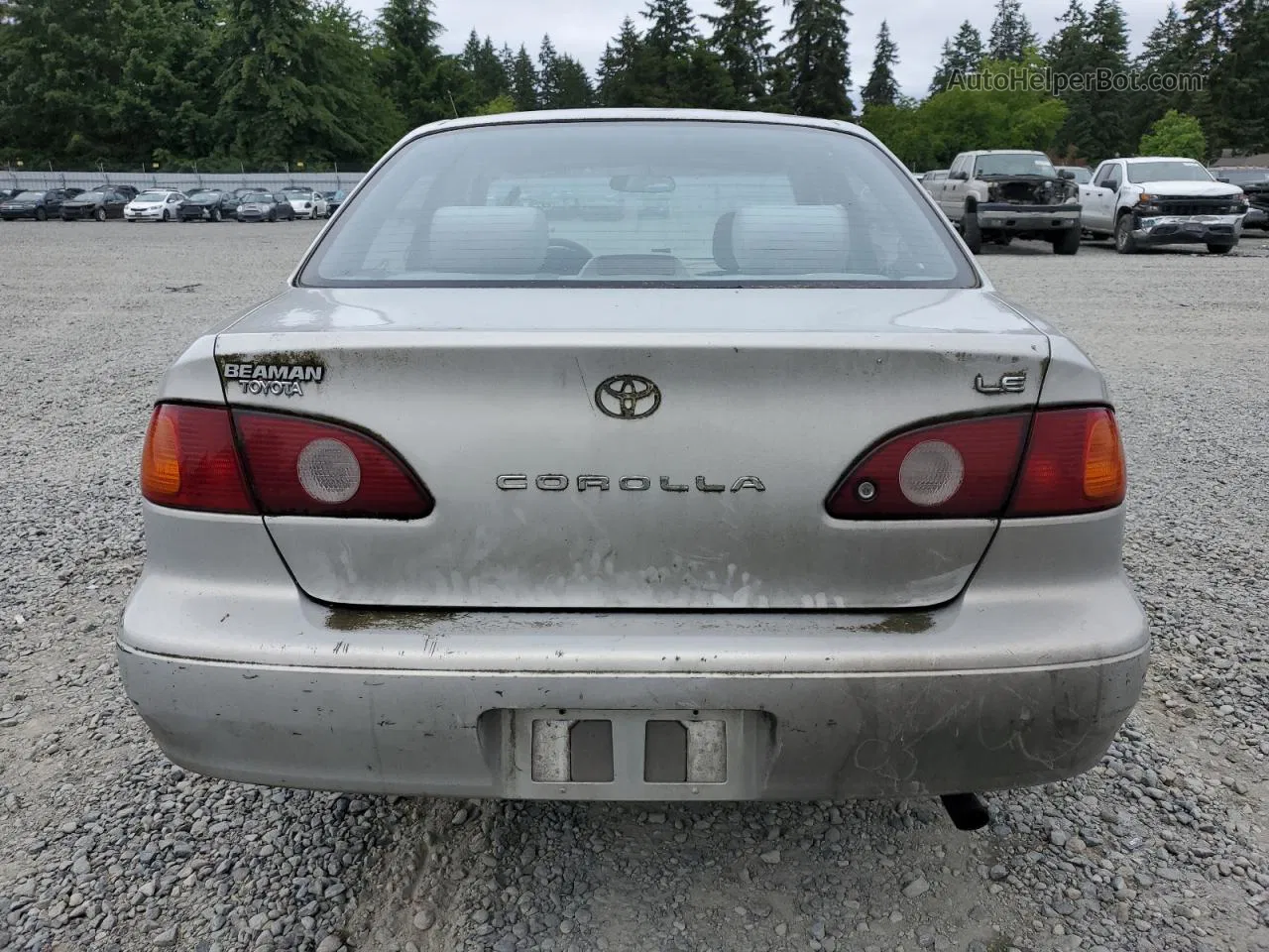 2002 Toyota Corolla Ce Gray vin: 1NXBR12E92Z646206