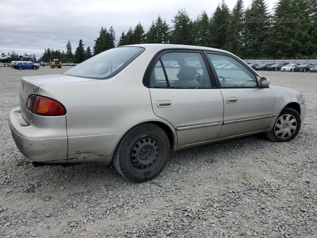 2002 Toyota Corolla Ce Gray vin: 1NXBR12E92Z646206