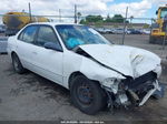 2002 Toyota Corolla Le White vin: 1NXBR12EX2Z611660