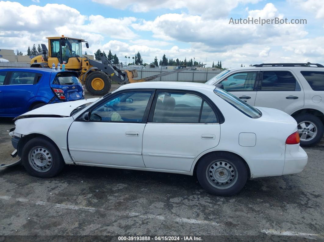 2002 Toyota Corolla Le White vin: 1NXBR12EX2Z611660