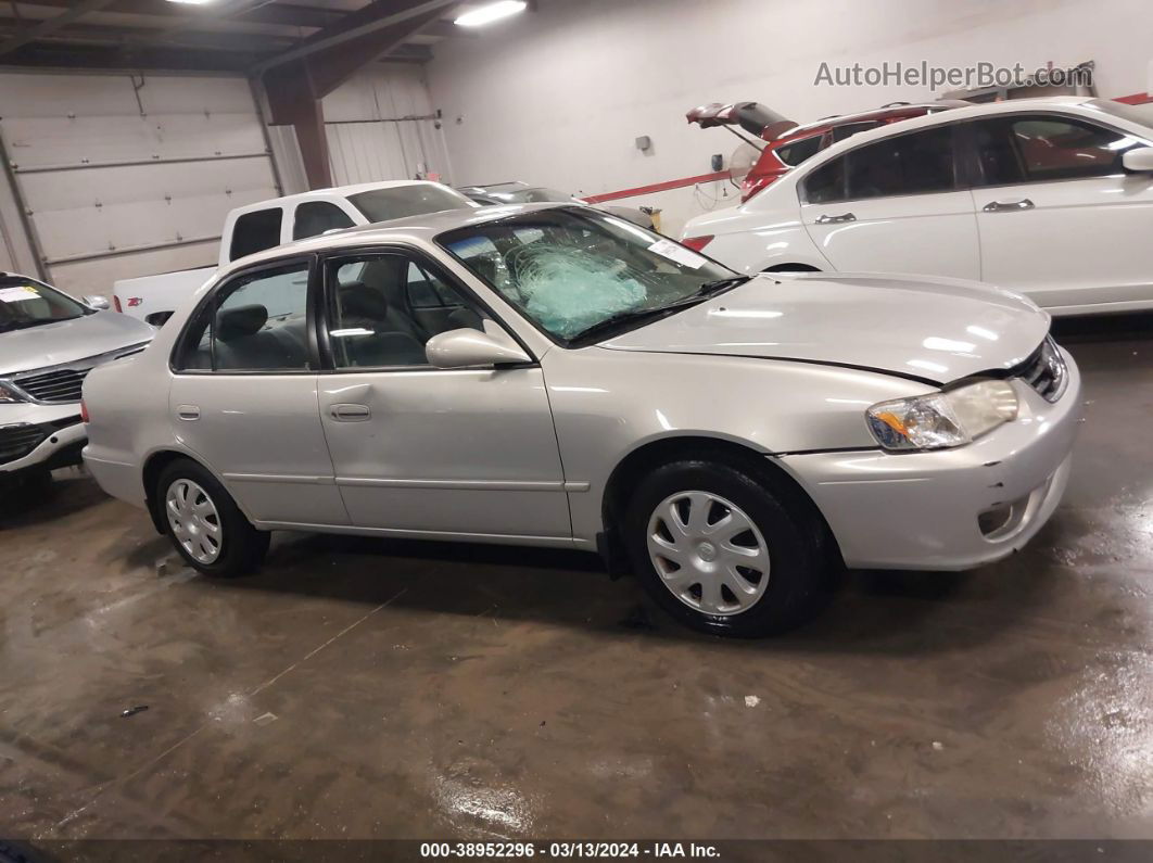 2002 Toyota Corolla Le Silver vin: 1NXBR12EX2Z622495