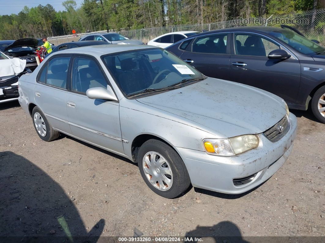 2002 Toyota Corolla Le Серебряный vin: 1NXBR12EX2Z642276