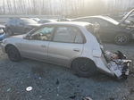 2002 Toyota Corolla Ce Silver vin: 1NXBR12EX2Z653701