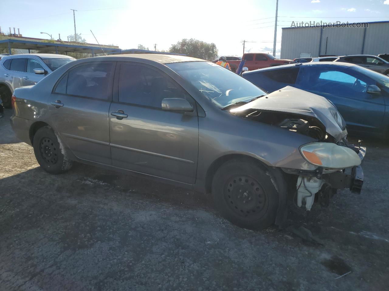 2005 Toyota Corolla Ce Gray vin: 1NXBR30E05Z460685