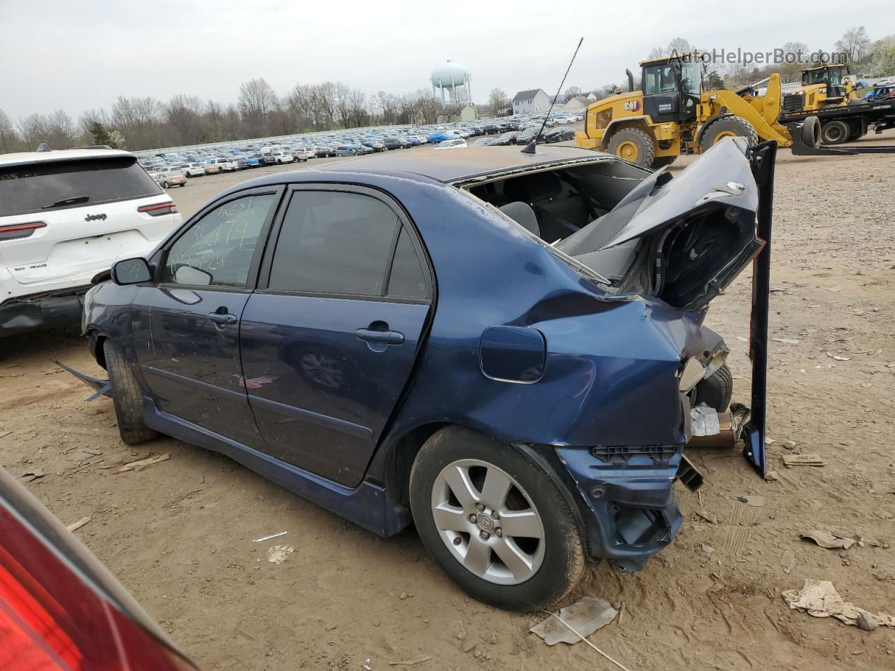 2008 Toyota Corolla Ce Blue vin: 1NXBR30E08Z981636