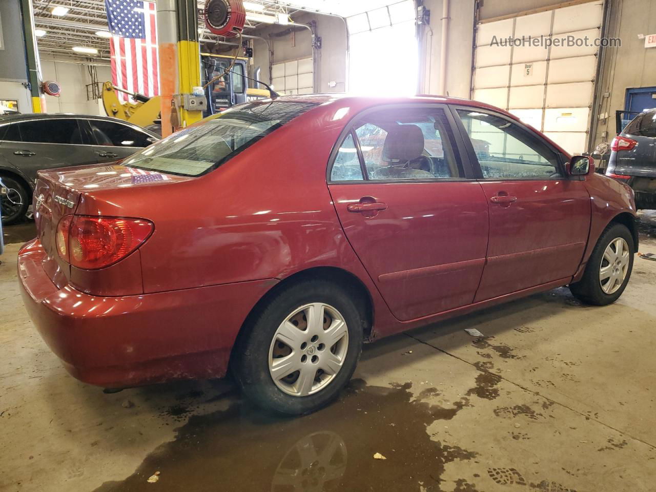 2005 Toyota Corolla Ce Red vin: 1NXBR30E15Z406652