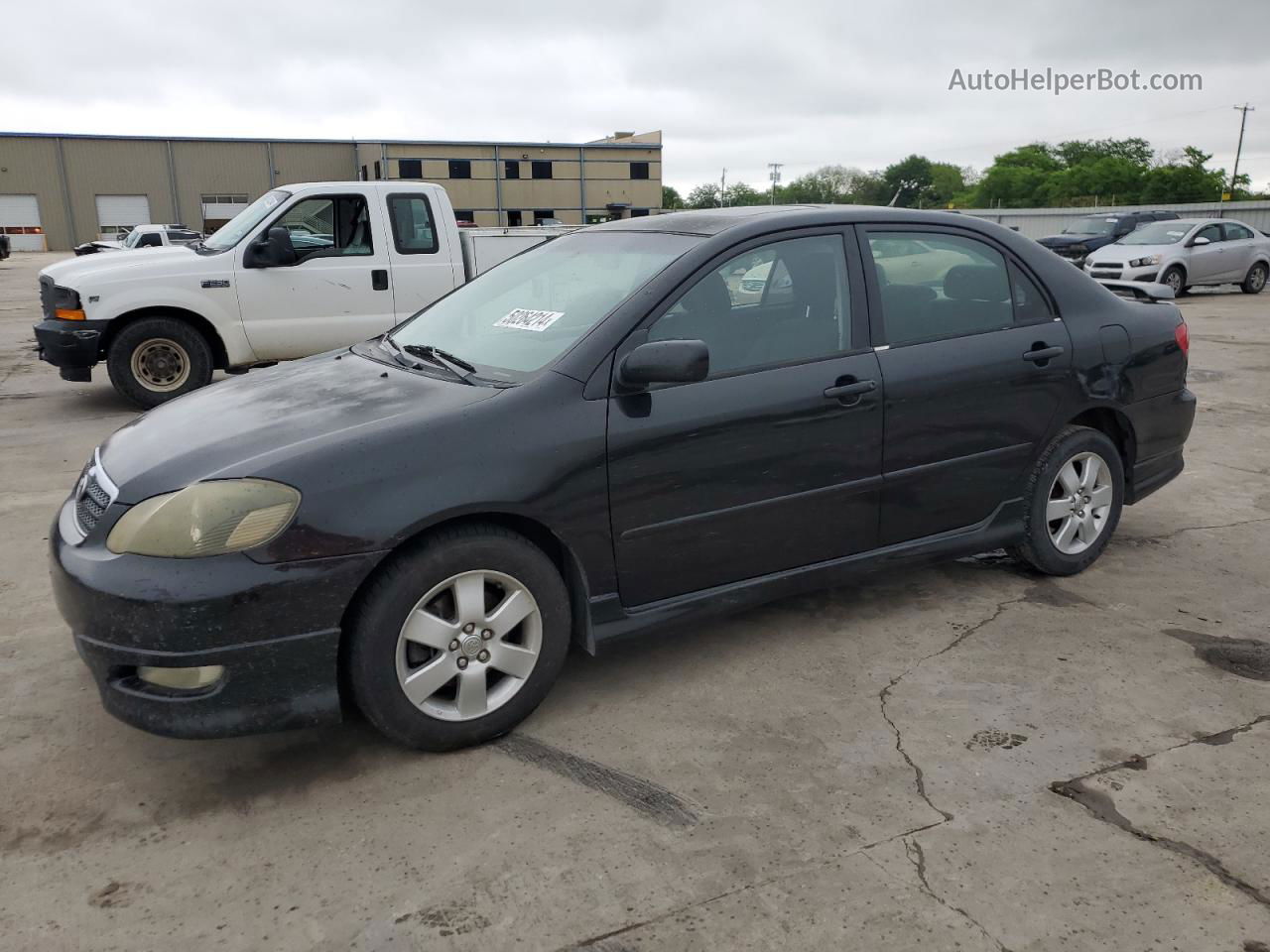 2005 Toyota Corolla Ce Black vin: 1NXBR30E15Z552310