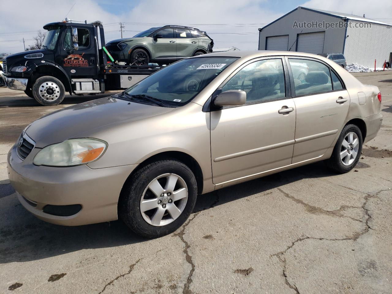 2005 Toyota Corolla Ce Золотой vin: 1NXBR30E25Z364802