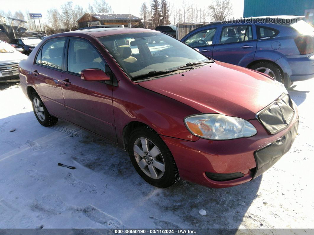 2005 Toyota Corolla Le Красный vin: 1NXBR30E25Z403680