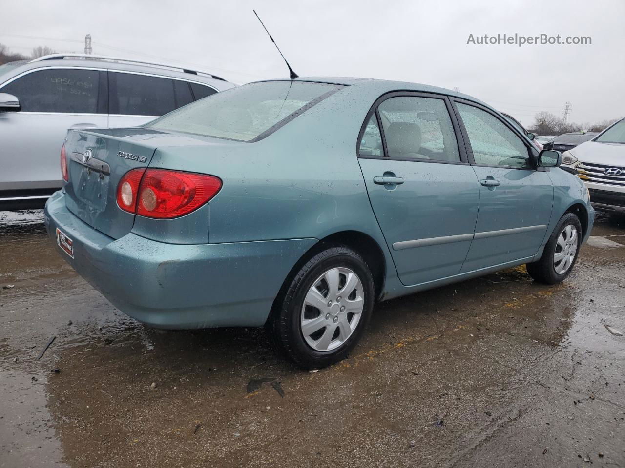 2005 Toyota Corolla Ce Turquoise vin: 1NXBR30E35Z388672