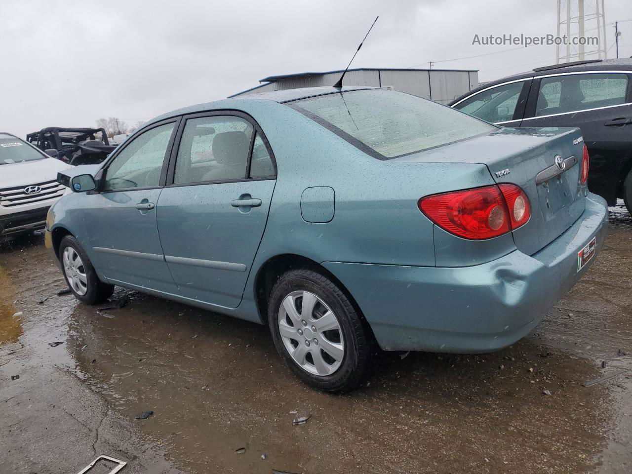 2005 Toyota Corolla Ce Turquoise vin: 1NXBR30E35Z388672