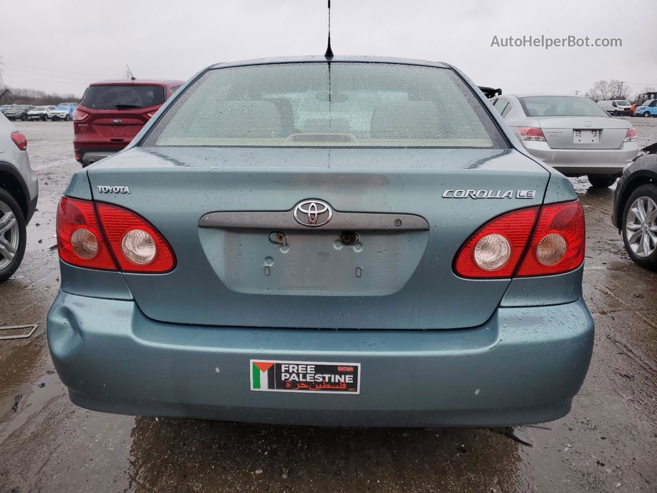 2005 Toyota Corolla Ce Turquoise vin: 1NXBR30E35Z388672