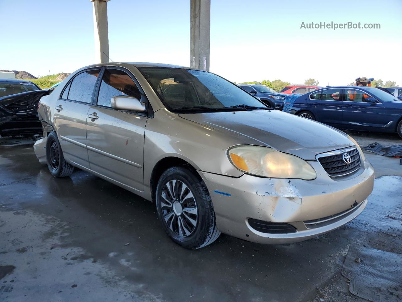 2005 Toyota Corolla Ce Tan vin: 1NXBR30E35Z484527