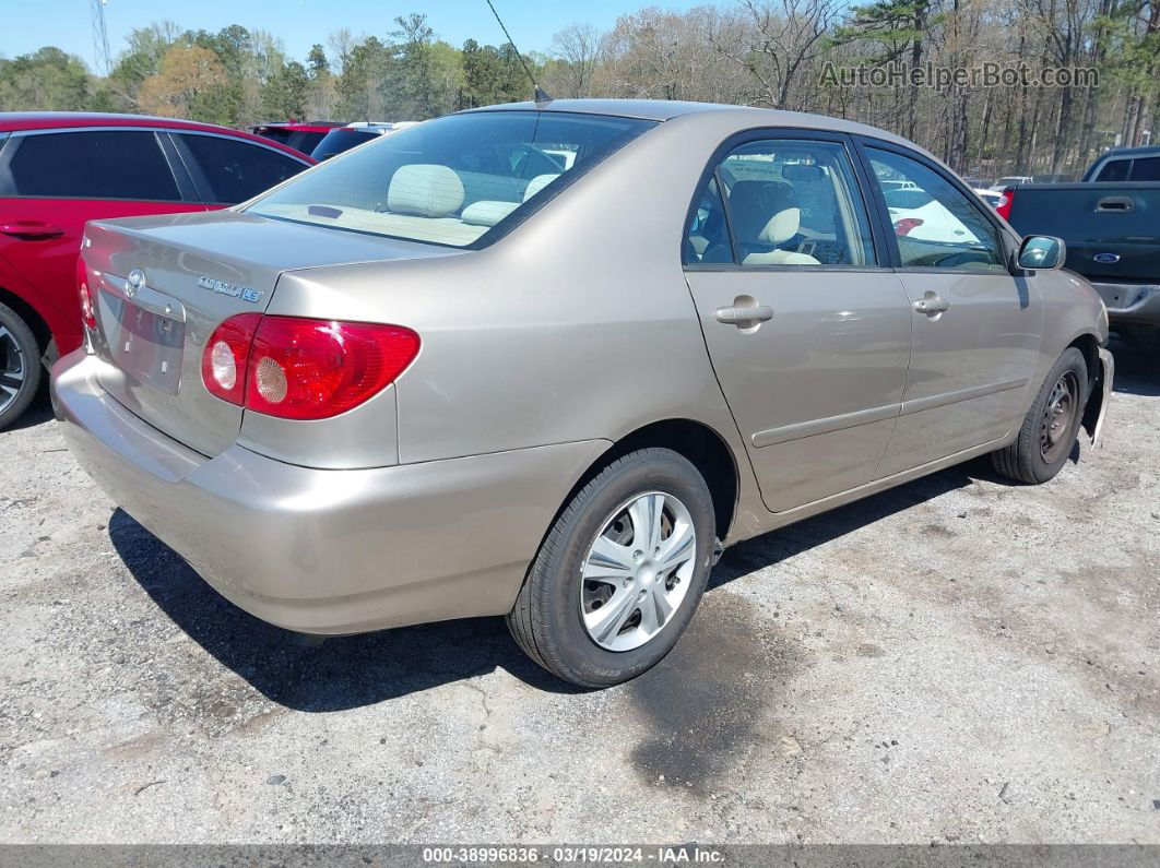 2008 Toyota Corolla Le Золотой vin: 1NXBR30E38Z978293