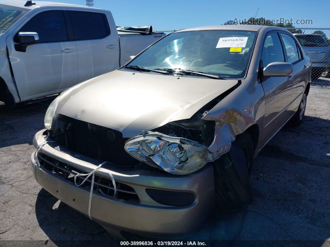 2008 Toyota Corolla Le Золотой vin: 1NXBR30E38Z978293