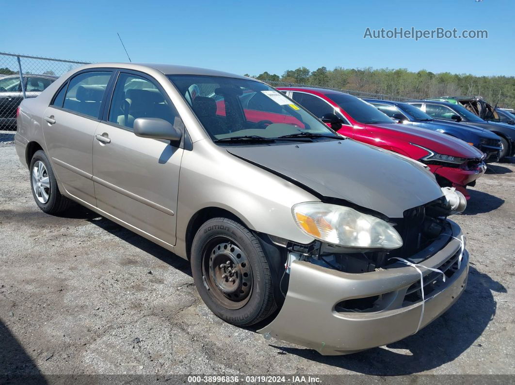 2008 Toyota Corolla Le Золотой vin: 1NXBR30E38Z978293